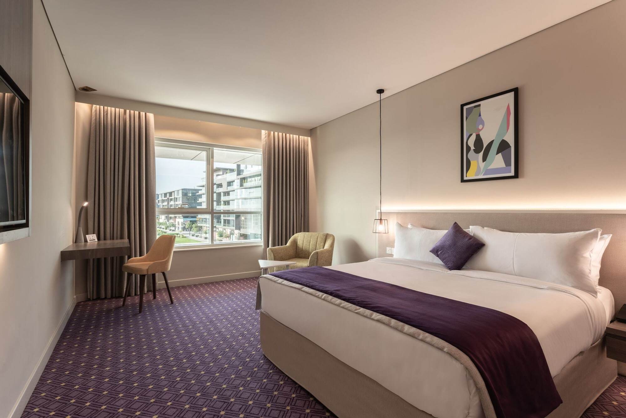 Leva Hotel Mazaya Centre Дубай Екстериор снимка
